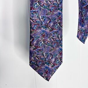 Emilio Pucci Italian Silk Purple Tie